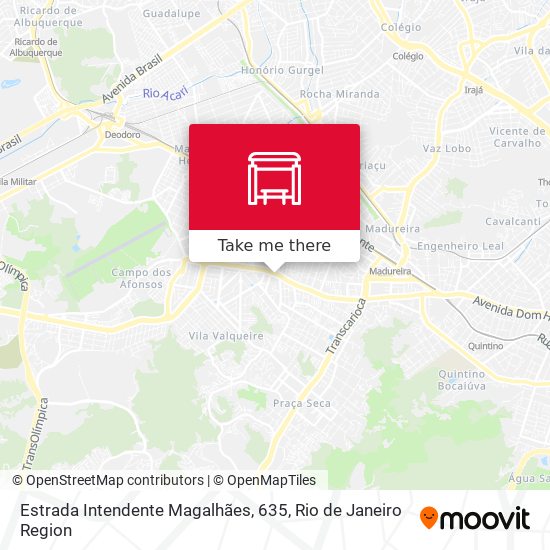Estrada Intendente Magalhães, 635 map