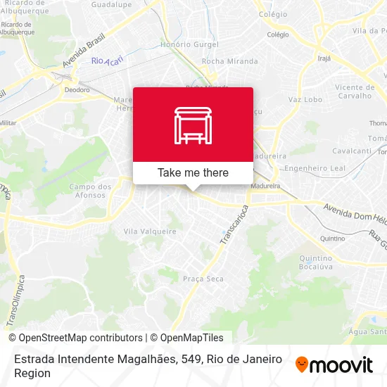 Estrada Intendente Magalhães, 549 map