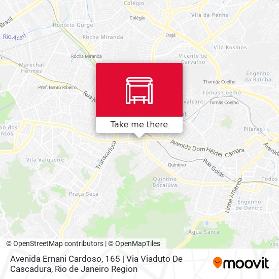 Avenida Ernani Cardoso, 165 | Via Viaduto De Cascadura map