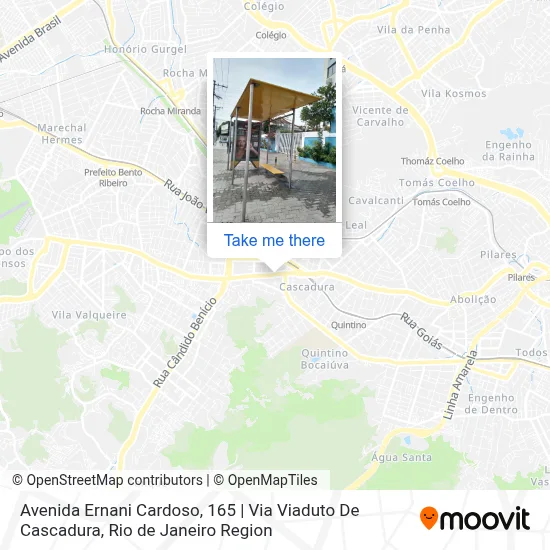 Avenida Ernani Cardoso, 165 | Via Viaduto De Cascadura map