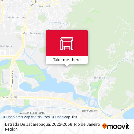 Estrada De Jacarepaguá, 2022-2068 map