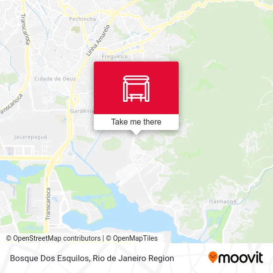 Bosque Dos Esquilos map