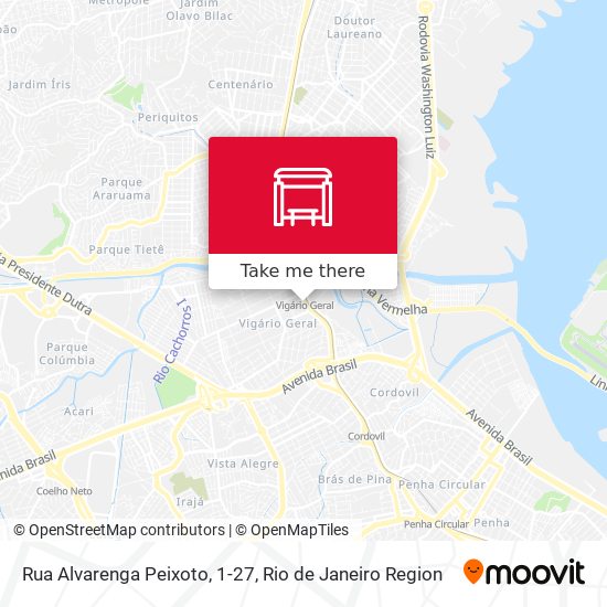 Rua Alvarenga Peixoto, 1-27 map