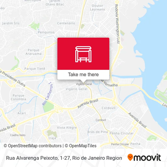 Rua Alvarenga Peixoto, 1-27 map