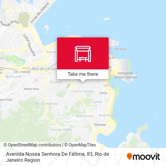 Avenida Nossa Senhora De Fátima, 83 map