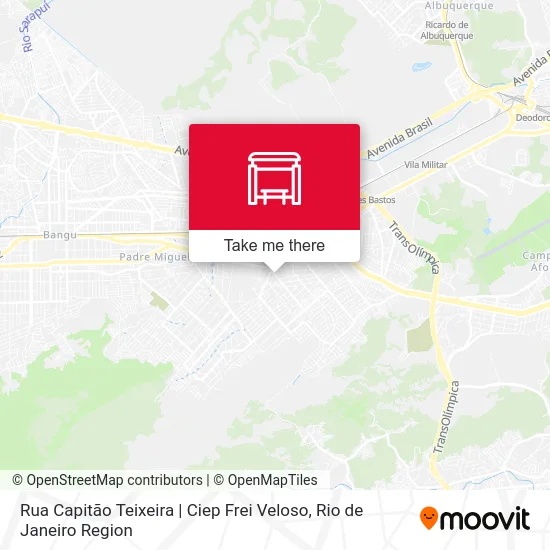 Rua Capitão Teixeira | Ciep Frei Veloso map