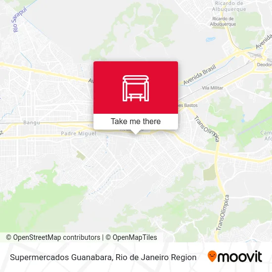 Supermercados Guanabara map