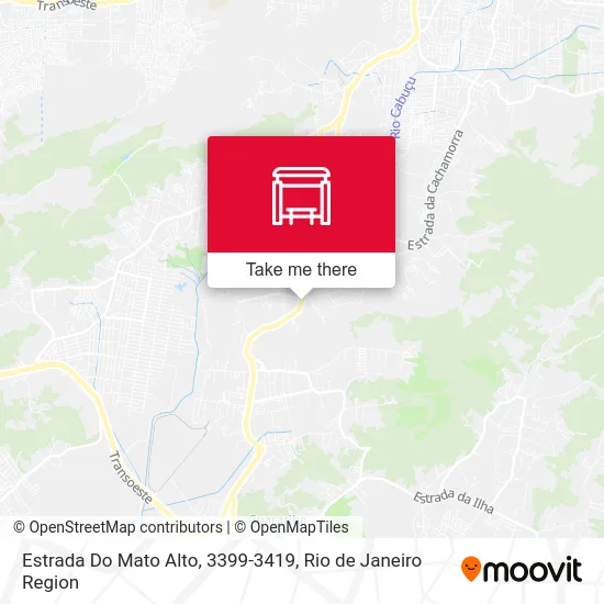 Estrada Do Mato Alto, 3399-3419 map