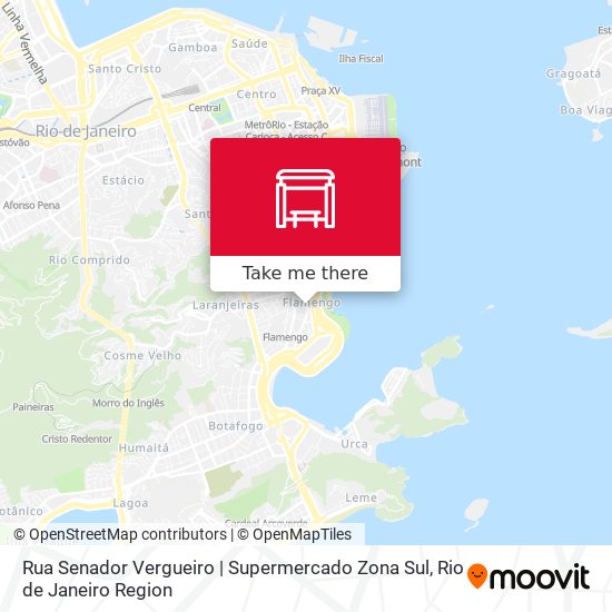 Rua Senador Vergueiro | Supermercado Zona Sul map