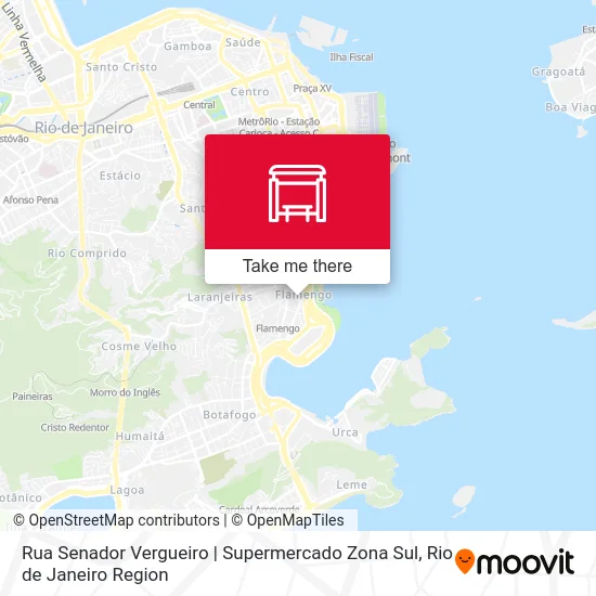 Rua Senador Vergueiro | Supermercado Zona Sul map