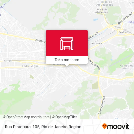 Rua Piraquara, 105 map