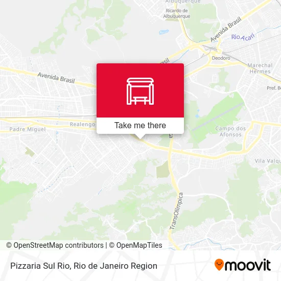 Pizzaria Sul Rio map