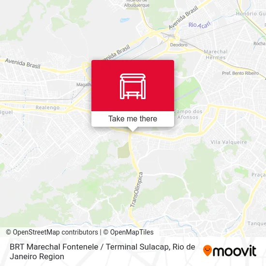 BRT Marechal Fontenele / Terminal Sulacap map