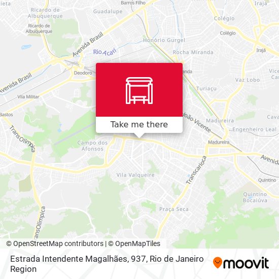 Estrada Intendente Magalhães, 937 map