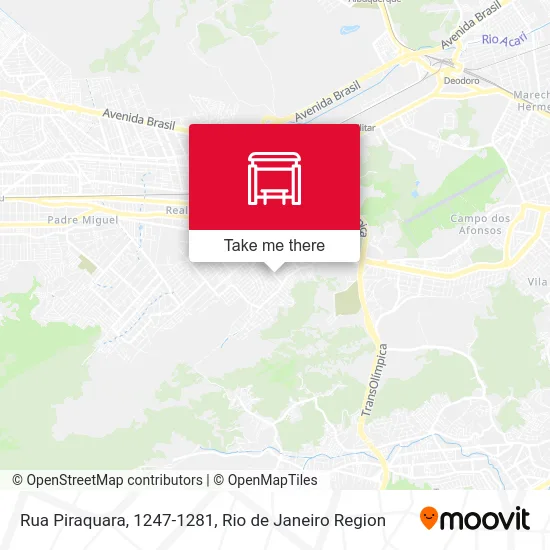 Rua Piraquara, 1247-1281 map