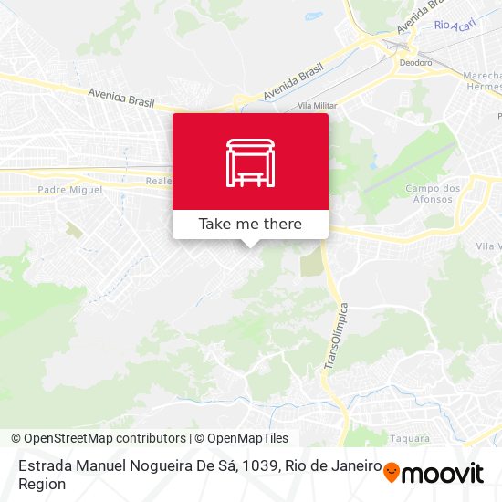 Estrada Manuel Nogueira De Sá, 1039 map