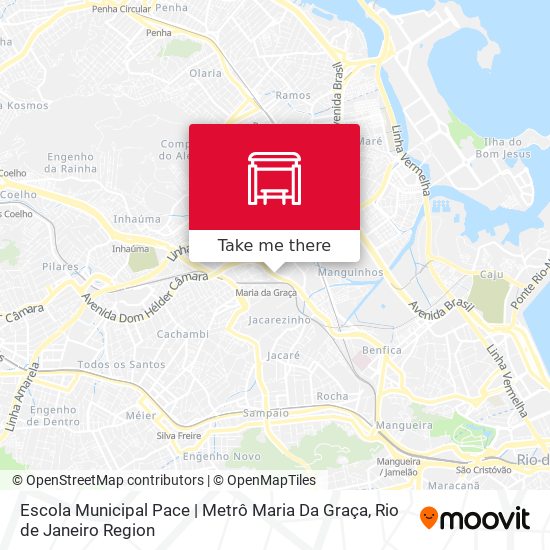 Escola Municipal Pace | Metrô Maria Da Graça map