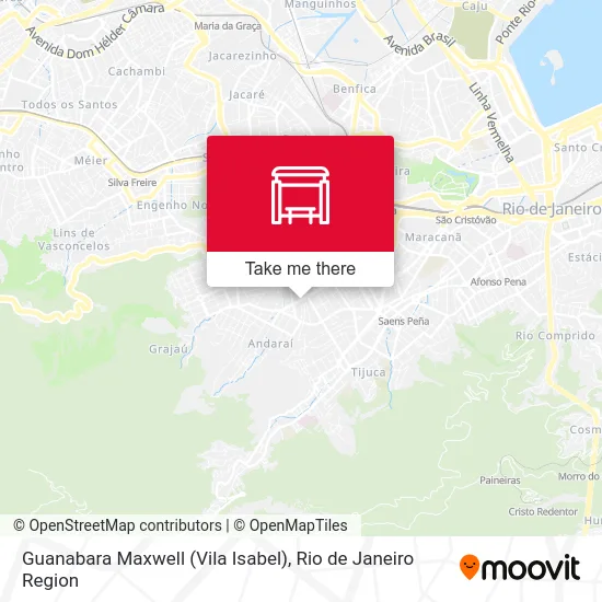 Guanabara Maxwell (Vila Isabel) map