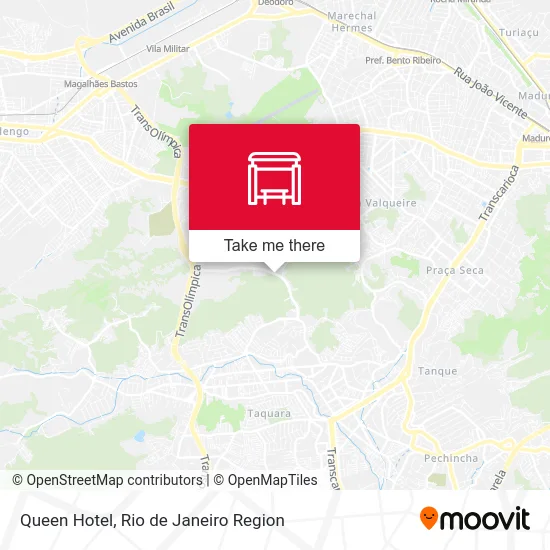Queen Hotel map