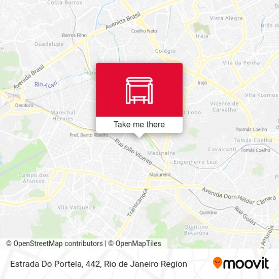 Estrada Do Portela, 442 map