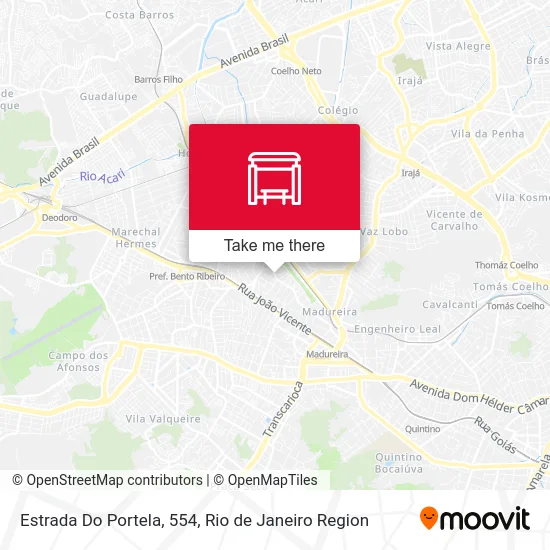 Estrada Do Portela, 554 map