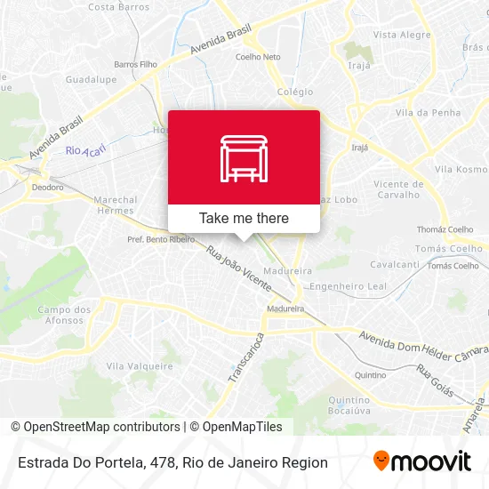 Estrada Do Portela, 478 map