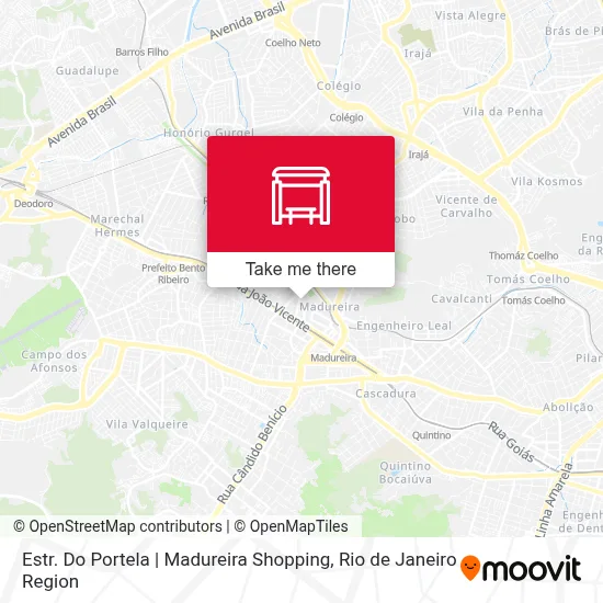 Estr. Do Portela | Madureira Shopping map