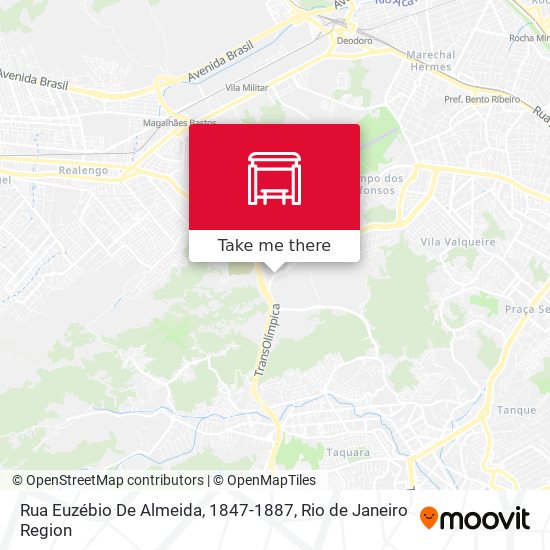 Rua Euzébio De Almeida, 1847-1887 map