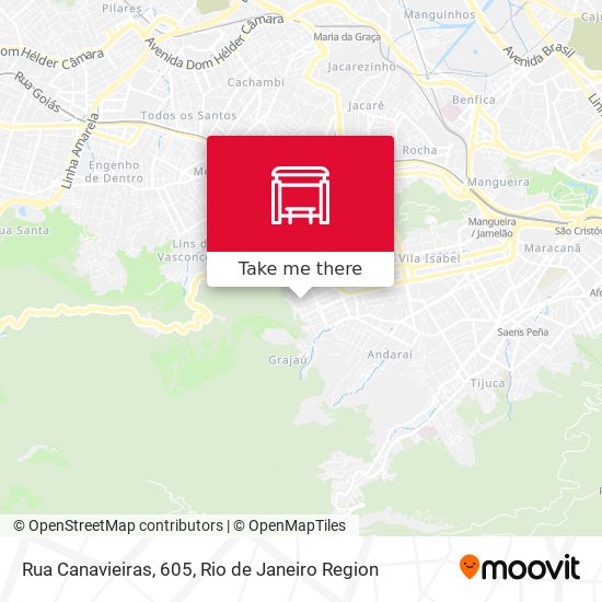 Rua Canavieiras, 605 map