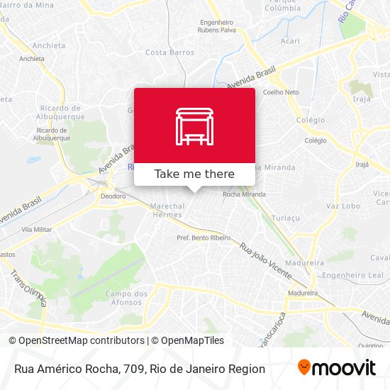 Rua Américo Rocha, 709 map
