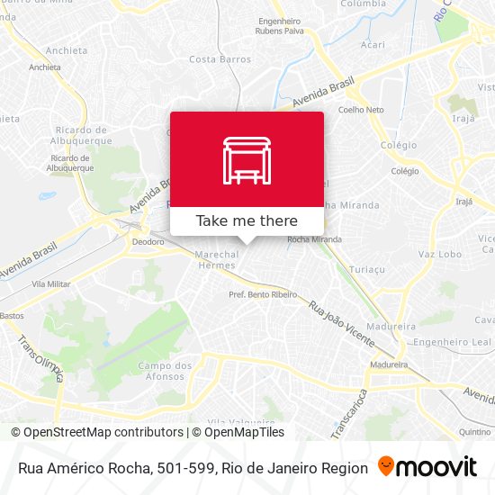 Rua Américo Rocha, 501-599 map