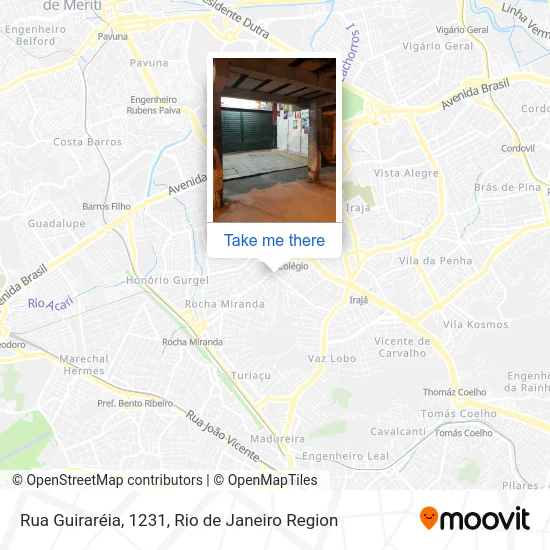 Rua Guiraréia, 1231 map