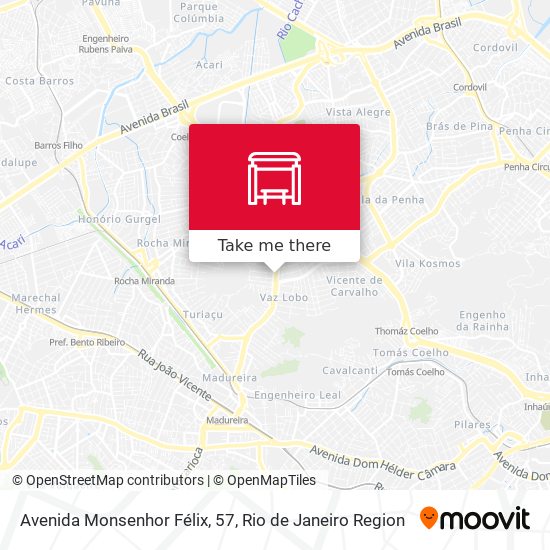 Avenida Monsenhor Félix, 57 map