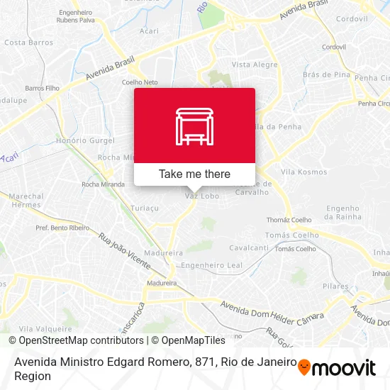 Avenida Ministro Edgard Romero, 871 map
