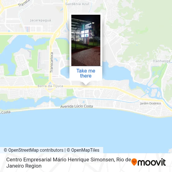 Centro Empresarial Mário Henrique Simonsen map