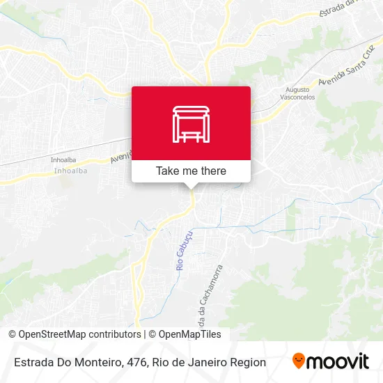 Estrada Do Monteiro, 476 map