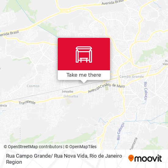 Rua Campo Grande/ Rua Nova Vida map