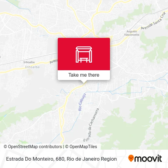 Estrada Do Monteiro, 680 map