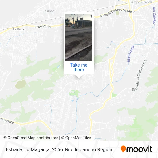 Estrada Do Magarça, 2556 map