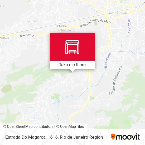 Estrada Do Magarça, 1616 map