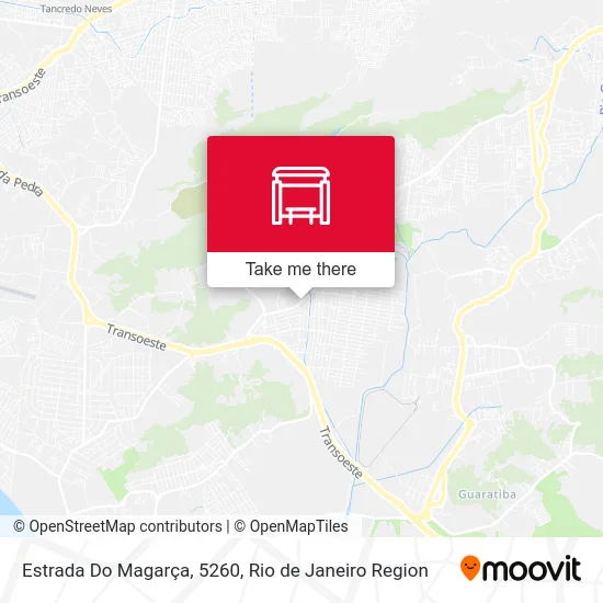 Estrada Do Magarça, 5260 map