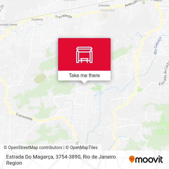 Estrada Do Magarça, 3754-3890 map