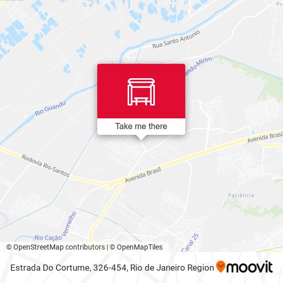 Estrada Do Cortume, 326-454 map