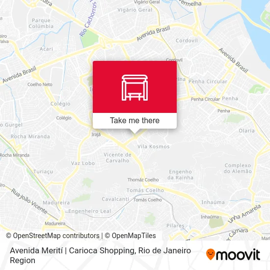 Avenida Merití | Carioca Shopping map