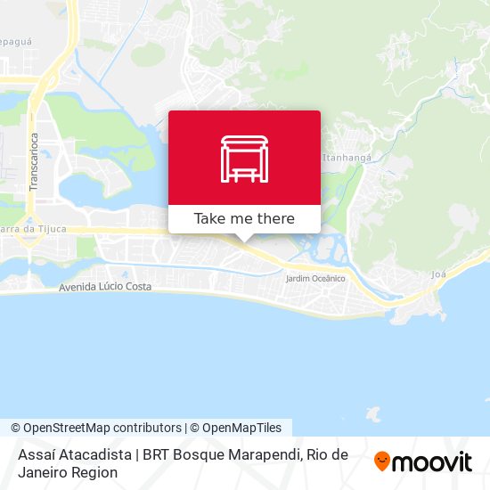 Assaí Atacadista | BRT Bosque Marapendi map
