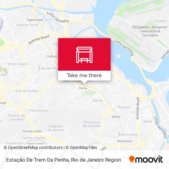 Estação De Trem Da Penha map