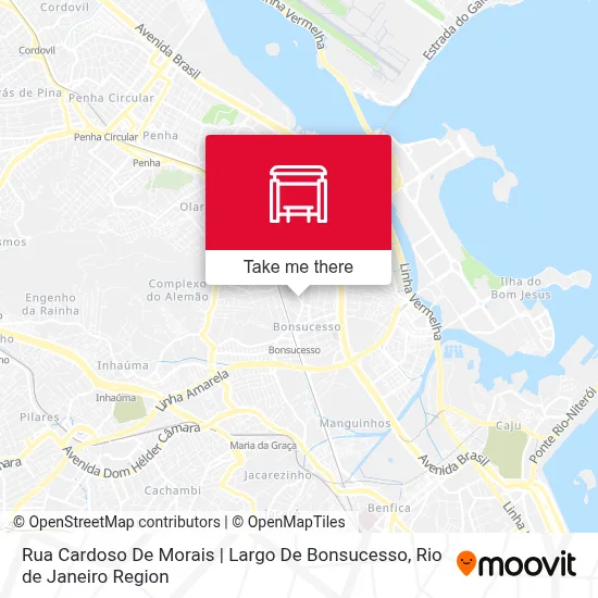 Rua Cardoso De Morais | Largo De Bonsucesso map