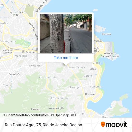 Rua Doutor Agra, 75 map