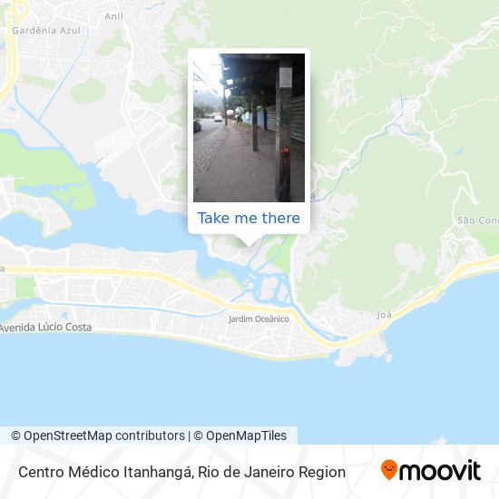 Mapa Centro Médico Itanhangá