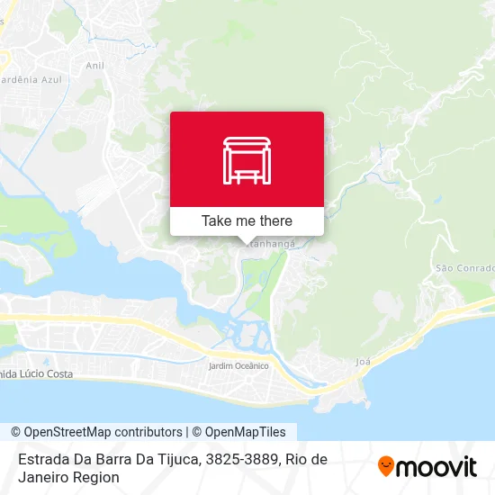 Estrada Da Barra Da Tijuca, 3825-3889 map